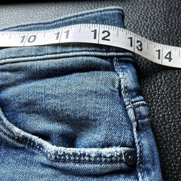 MOTHER The Swooner Ankle Fray Jean Weekend Warrior Mid Rise Stretch Sz 26 - Picture 15 of 16